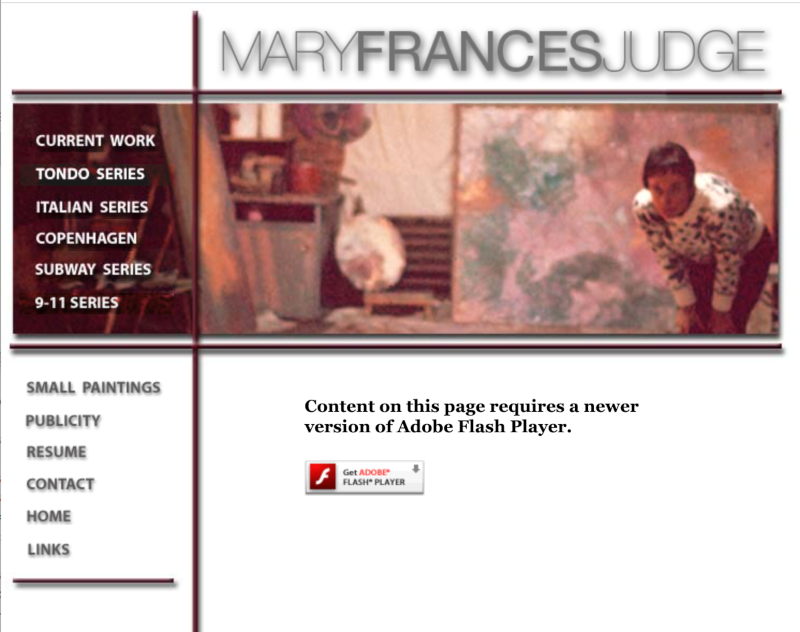 Previous Mary Frances Judge WebSite