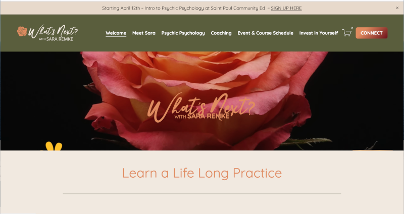 What's Next with Sara Remke WebSite