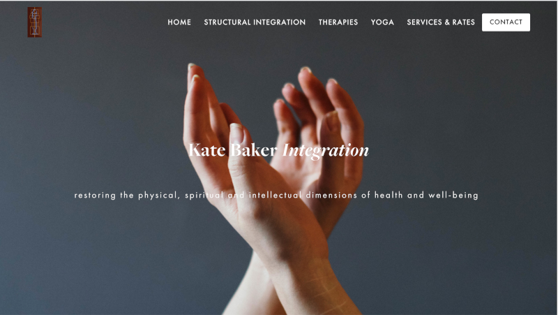 Kate Baker Integration WebSite