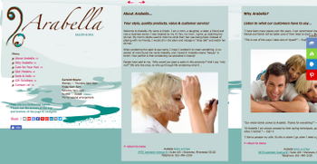 Arabella Salon and Spa WebSite