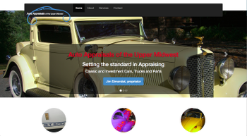 Auto Appraisals Upper Midwest WebSite